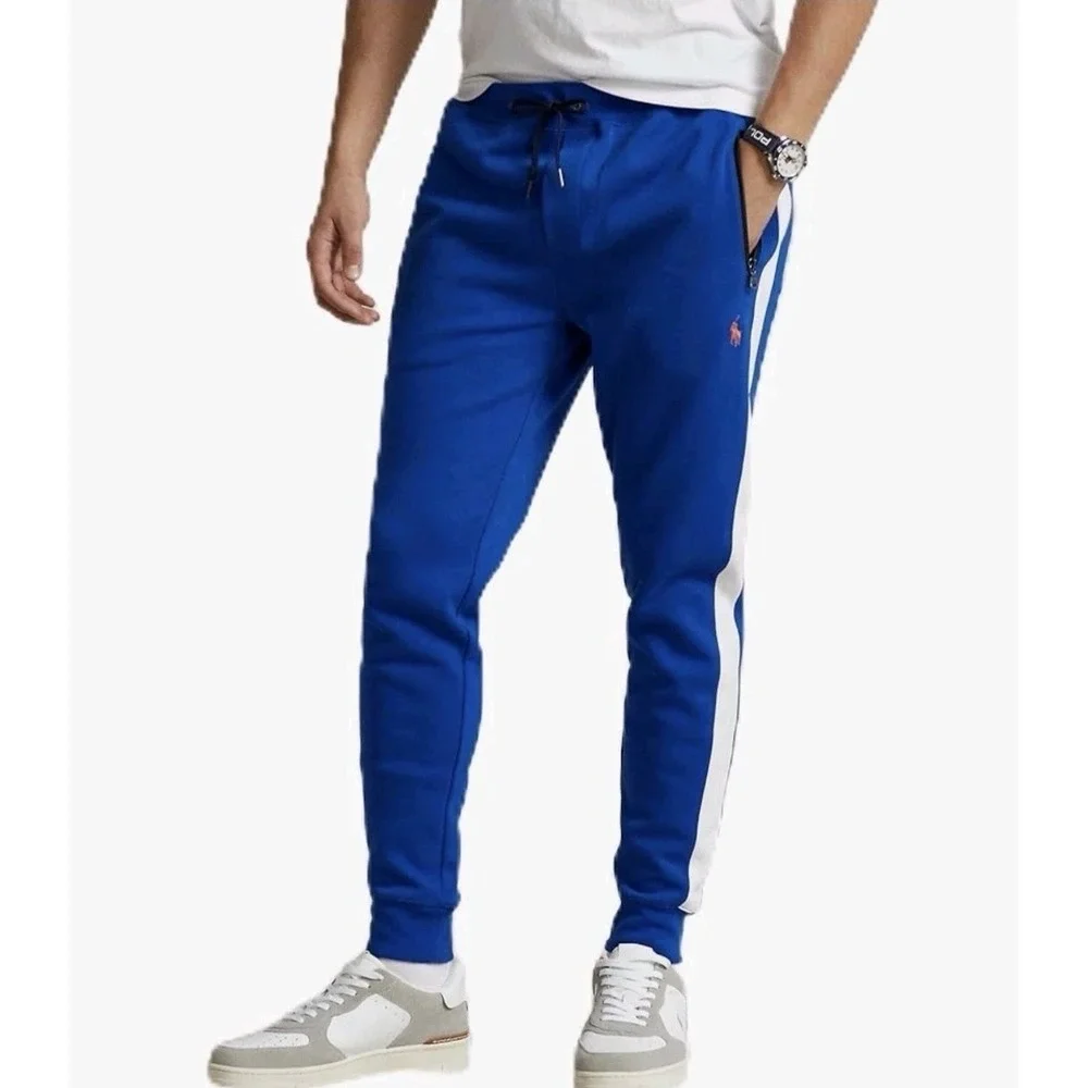Polo Ralph Lauren Blue w/ Orange Pony Jogger Sweatpants Men's Size 4XB NWT $168